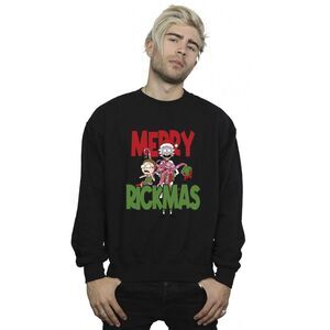 Rick And Morty Mens Merry Rickmas Sweatshirt / Black